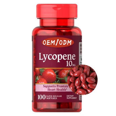 Capsula su ordinazione di Softgel del licopene dell'OEM di Logo Supplements approvata dalla FDA