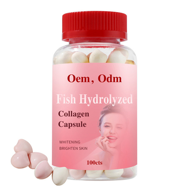 Le capsule del collagene idrolizzate peptidi del pesce pelano le ossa sane elastiche e congiunge il ODM