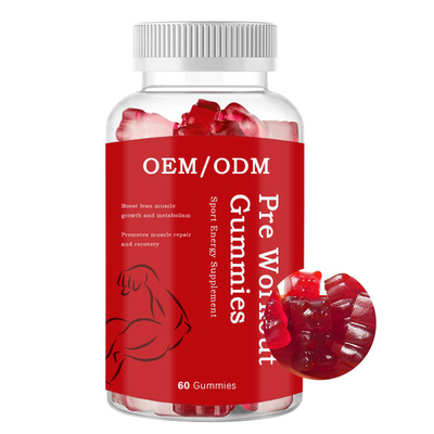 Di BCAA degli adulti di obesità delle capsule supplemento di Gummies di allenamento pre
