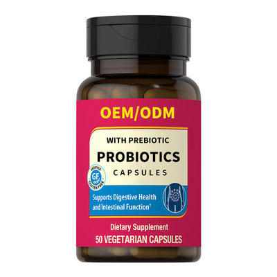 OEM crudo vegetariano Prebiotic & capsule probiotiche di supplementi di CFU 100 miliardo