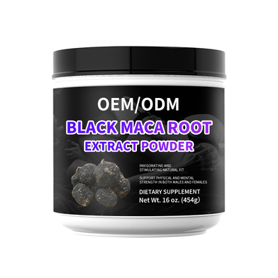 Polvere di erbe della radice di maca Maca di supplemento nero naturale di 100%