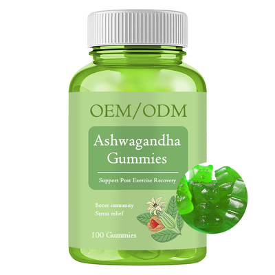 L'OEM 60 Ashwagandha completa l'immunità di energia di distensione della tensione di Gummies