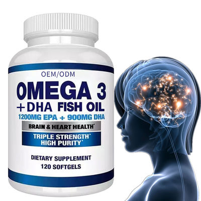Supplemento nutrizionale dietetico di forza di triplo dell'olio di pesce del ODM Omega 3