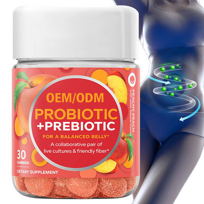 La cura di pelle ed i probiotici femminili Gummies promuovono la digestione