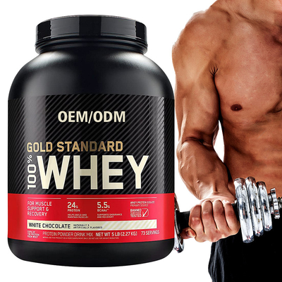 Lo sport completa la polvere dell'isolato del proteina del siero dell'OEM promuove la crescita del muscolo