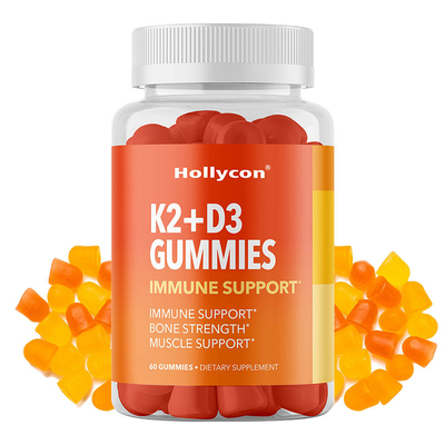 Salute dell'osso di vitamina D3 K2 Gummies dell'OEM e supplementi immuni di Gummies di sostegno
