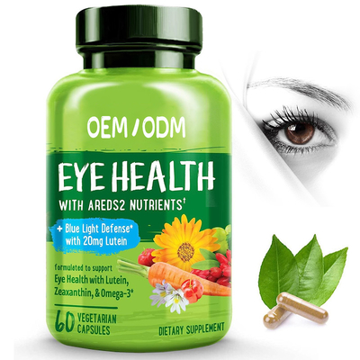 L'anti affaticamento completa l'OEM per le capsule sane del vegano di sostegno 60 dell'occhio della visione degli occhi asciutti