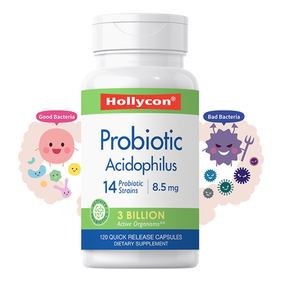 Il COA completa le capsule probiotiche di Prebiotic di sostegno digestivo di conteggio del ODM 60 dell'OEM