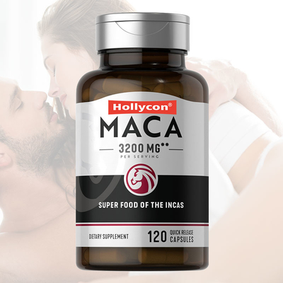 l'equilibrio ormonale giallo rosso del nero di supplemento della radice di 3200mg Maca migliora le capsule della radice di Maca del fuoco dell'umore