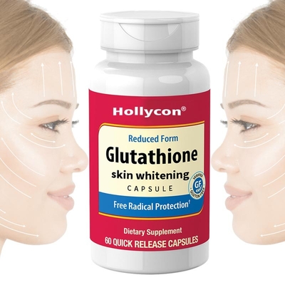 Logo Glutathione Capsules Antioxidant Health su ordinazione pela l'imbiancatura delle capsule