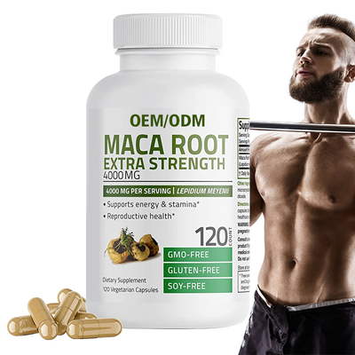 Boost Energy Integratore di Radice di Maca Forza Extra 4000mg Per Porzione 120 Capsule