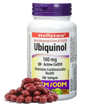 Il coenzima cardiovascolare Q10 Softgel di salute la C Ubiquinol di sostegno di supplemento di sanità dell'OEM incapsula per cuore sano Q10