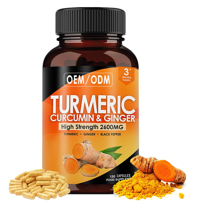 OEM Supporto congiunto con pepe nero per il supporto immunitario Curcuma integratori di curcumina