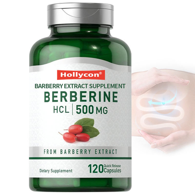 HCl di erbe cardiovascolare di Berberine di supplemento dell'estratto del crespino della capsula 500mg di FDA Berberine