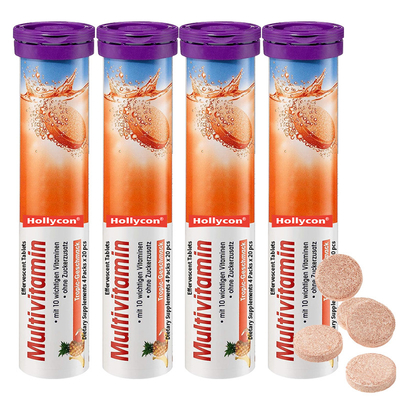 Integratori Alimentari Multivitaminici Vitamina C OEM 1000Mg Compresse Effervescenti 4 Confezioni 20 pz