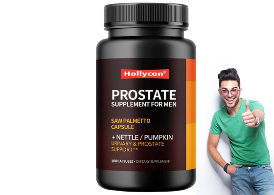 100pcs / bottiglia Supplemento alla prostata per uomini Saw Palmetto Capsula