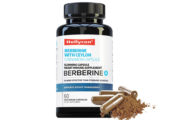 OEM Supplemento dietetico per il cuore e l' immunità Erba Slim Capsula Berberina con cannella di Ceylon