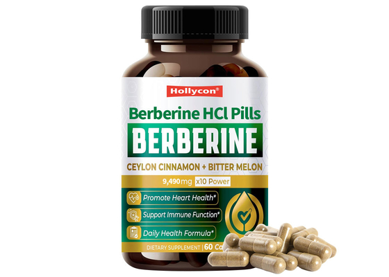 HALAL Berberina HCL Capsule Supplemento per il sistema immunitario Supporto alla gestione del peso