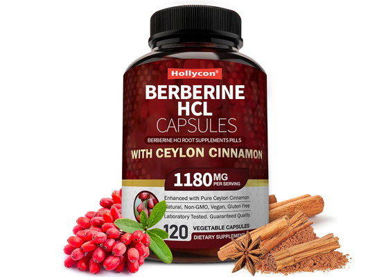 ODM 120pcs Berberina HCL Capsule per il sistema immunitario e gestione del peso sano