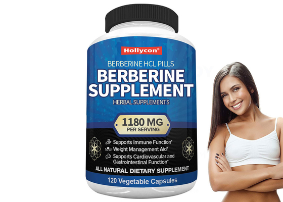 120 Capsule Supplementi Alimentari Potenziatore del sistema immunitario Supplemento Berberina HCl Pillole