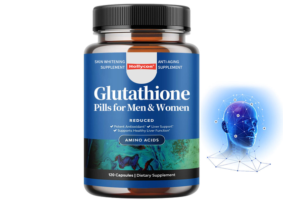 MSDS Glutatione Pills 120 Capsule For Men And Women Supplemento di sbiancamento della pelle