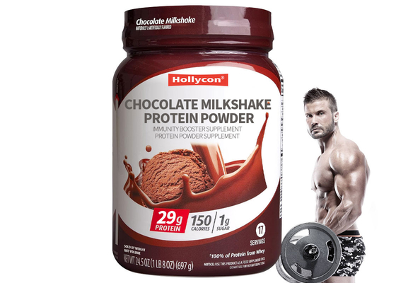 MSDS Chocolate Milkshake Proteine Powder Supports For Increasing Muscle Mass Strength Immunity Booster Supplement