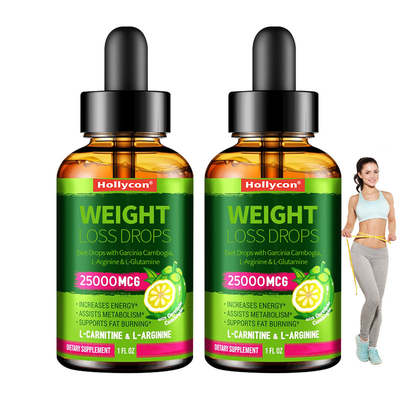 Personalizzare le gocce di dieta con Garcinia Cambogia, L-Arginina L-Glutamina Gocce di perdita di peso