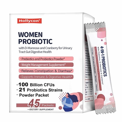 OEM Donne Probiotici con D-Mannosio e Cranberry Per Tratto Urinario Salute intestinale Digestiva Prebiotici E Probiotici Polvere