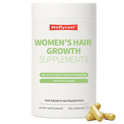 Personalizzare i supplementi di crescita dei capelli per donne di età compresa tra i 18 e i 44 anni per capelli visibilmente più spessi e più forti Capsule per capelli per donne