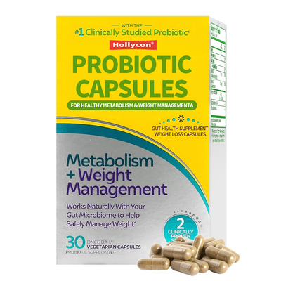 Capsule probiotiche per un metabolismo sano Gestione del peso Supplemento per la salute intestinale Capsule per la perdita di peso