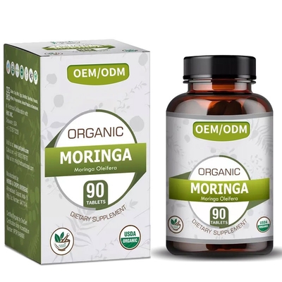 OEM all'ingrosso 1500mg Herbal Slim Capsule Moringa Oleifera compresse per la combustione dei grassi