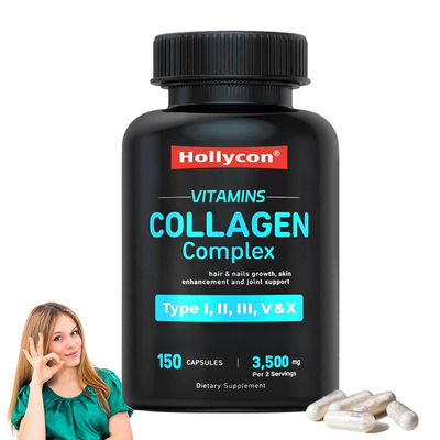 Supporto OEM Collagene per donne Uomini Pillole multi collagene Vitamine Capsule di collagene