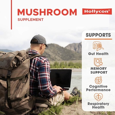 Produttore Supplemento di funghi Capsule di criniera di leone Aiutano il fegato Reni Memoria Supporto immunitario