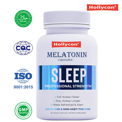 Fornitore Capsule di melatonina Aiuti al sonno per adulti Promuovono l'integrazione del sonno con glicinato di magnesio