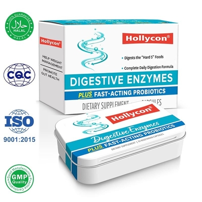 Enzimi digestivi Supplementi di dimagrimento Capsule di supporto salute digestiva sollievo gonfiore