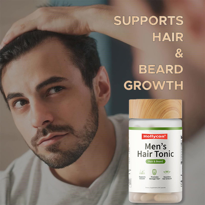 OEM Supplemento per la crescita dei capelli maschile Supporto alla crescita dei capelli e della barba