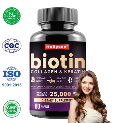 Vitamine per la crescita dei capelli Capsule con biotina Collagene favorisce la crescita dei capelli