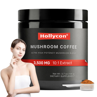 La polvere di caffè di funghi favorisce la chiarezza mentale e la funzione cerebrale