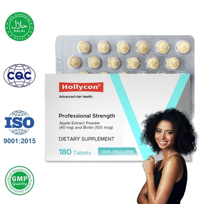 Supplemento per la crescita dei capelli 100mcg Biotina compresse per la crescita dei capelli Per prevenire la caduta dei capelli