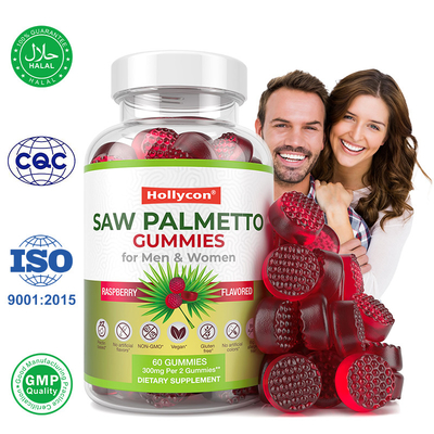 Saw Palmetto Gummies per uomini e donne Equilibrio ormonale Saw Palmetto Supplement