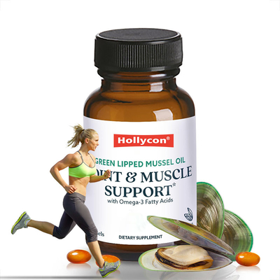 Muschio di labbra verde Softgels Omega 3-6-9 Supplemento di supporto articolare Omega-3 Fornitore