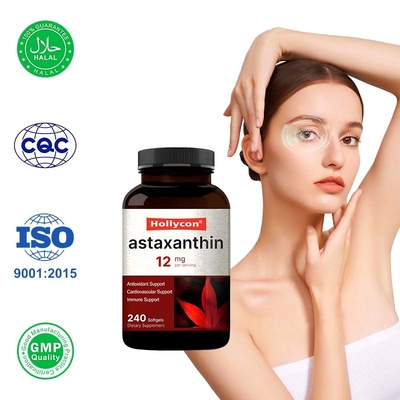 OEM Supplemento di astaxantina per la salute degli occhi idratazione della pelle e supporto articolare