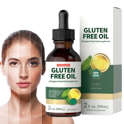 Olio di origano senza glutine, un integratore di erbe per uno stile di vita sano