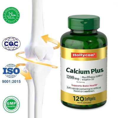 Calcio e vitamina D3 Softgels supportano la salute delle ossa e dell' immune