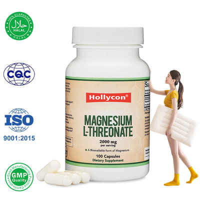 Fabbrica L-treonato Magnesio Capsule Calcio Zinc Supplementi Supporto al sonno e alla funzione cognitiva