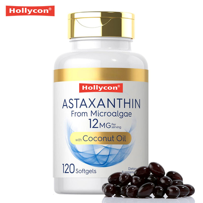 Astaxantina Softgels con olio di cocco per un migliore assorbimento