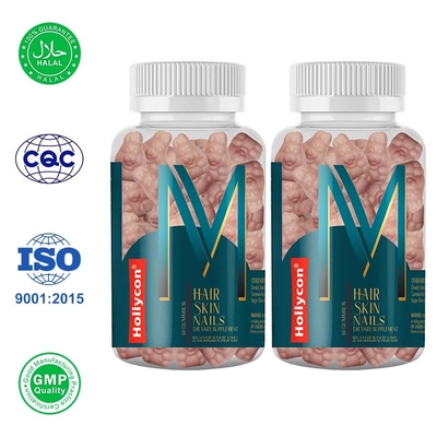 Pelle dei capelli e unghie gomme per capelli più forti unghie e pelle luminosa
