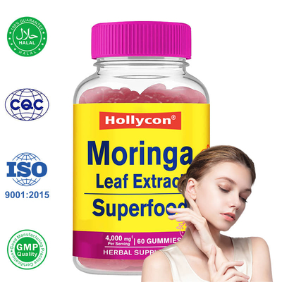 Fornitore Estratto di foglie di moringa gomme antiossidanti Supporto immunitario Sapore di fragole
