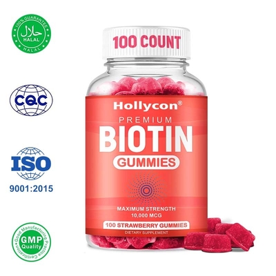 Le gomma di biotina OEM favoriscono la crescita dei capelli Previene l'assottigliamento e la caduta dei capelli