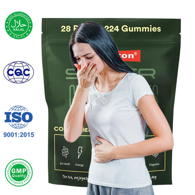 Tisana verde gomma multivitaminica integratore di spirulina in polvere Migliora la salute intestinale Supporto immunitario